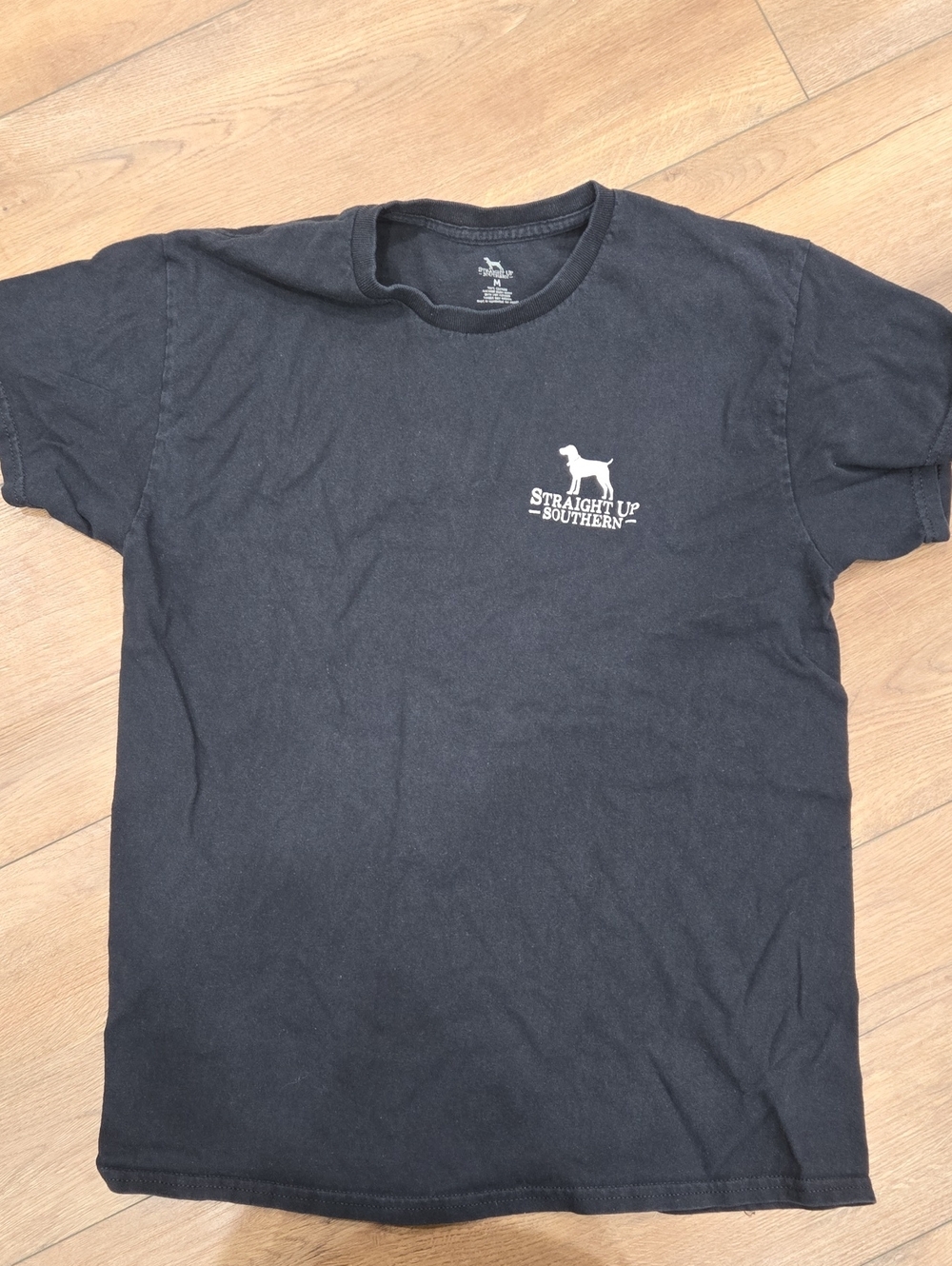 Men's Black Short Sleeve Logo Tee